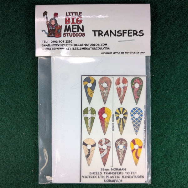 Norman Shield Transfers - To Suit Victrix - Little Big Man Studios - NORM(VL)4