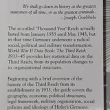 World War II Databook: The Third Reich - Chris McNab - hardcover