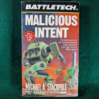 Malicious Intent - Michael A. Stackpole - Battletech novel - Softcover