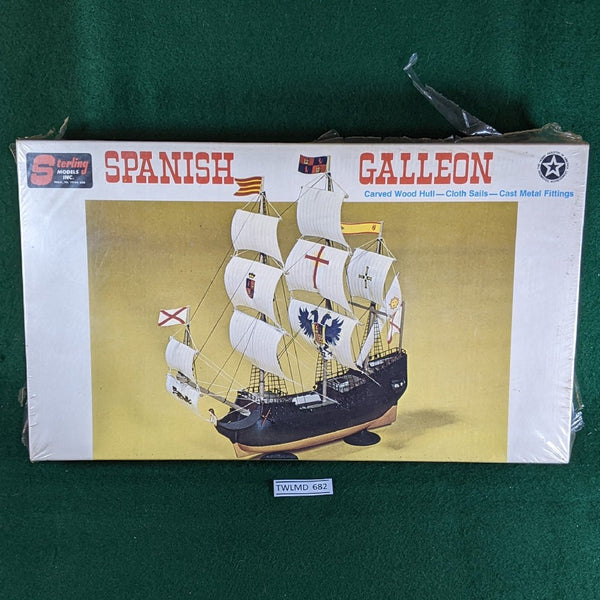 Spanish Galleon - Sterling Models - Wood, cloth and metal model - Shrinkwrapped