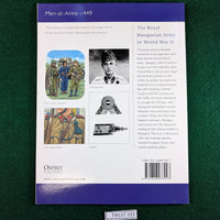 The Royal Hungarian Army in World War II - Dr Nigel Thomas & Laszlo Pal Szabo - Osprey MAA 449 - Softcover