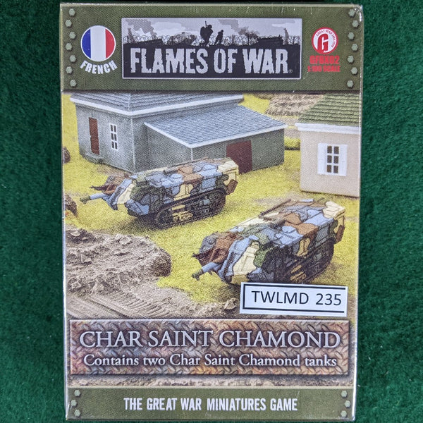 Char Saint Chamond tanks - GFBX02 - Great War (WWI) Flames of War