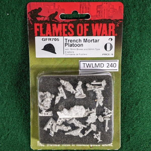 French Trench Mortar Platoon - GFR705 - Great War Flames of War