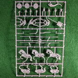 Goth Noble Cavalry sprue - 3 mounted figures - Gripping Beast