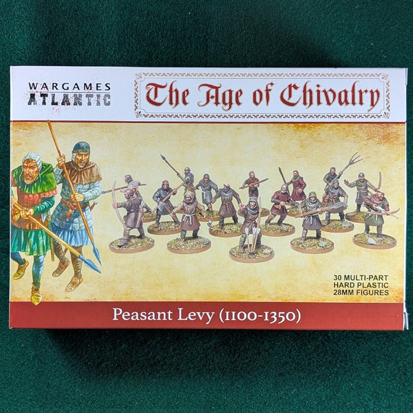 Peasant Levy 1100-1350 - Baron's War box - Wargames Atlantic