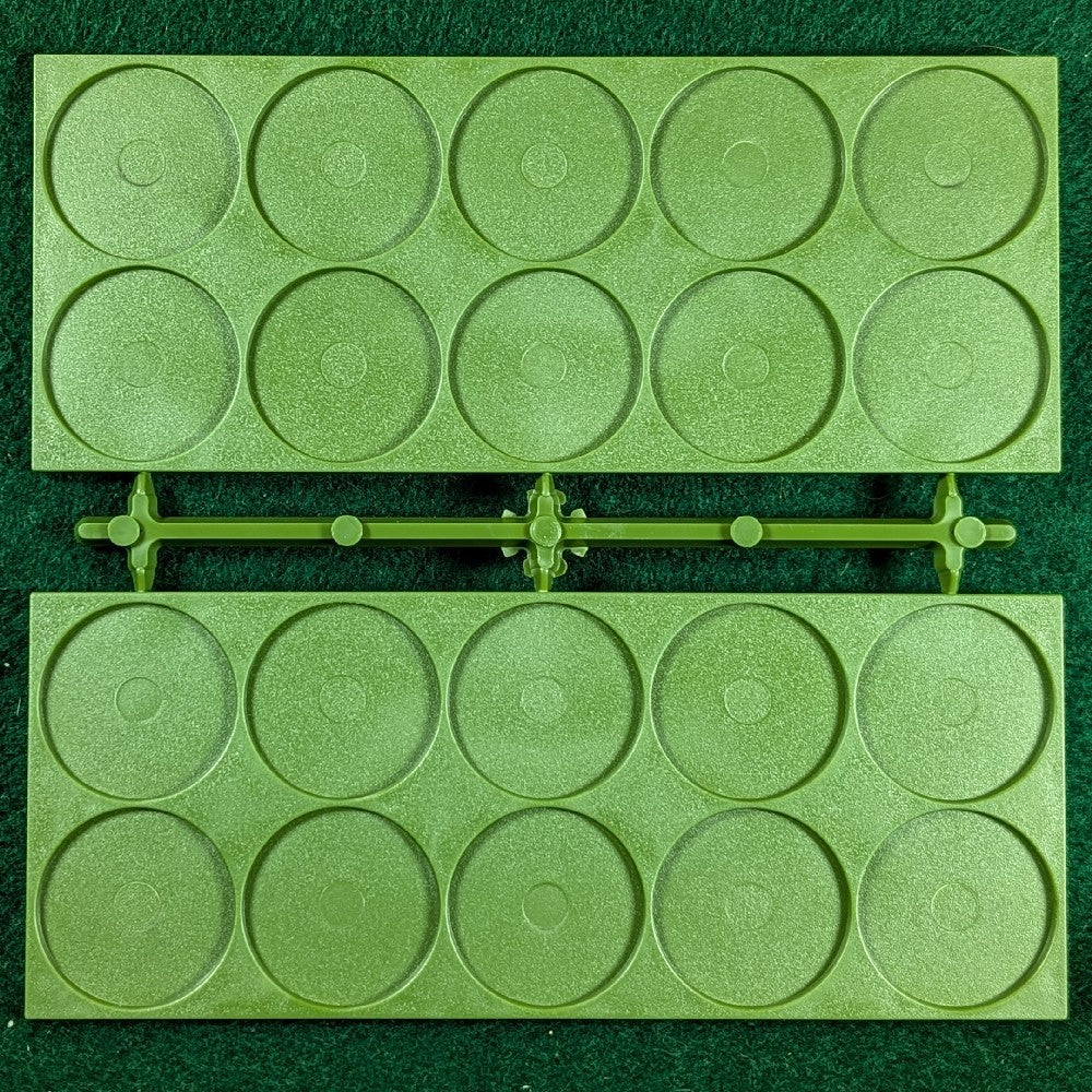 Renedra Bases - Recessed Movement Trays 10x25mm Rnd Recesses per tray ...