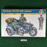 Zundapp KS750 with sidecar- 1/35 - Italeri 317