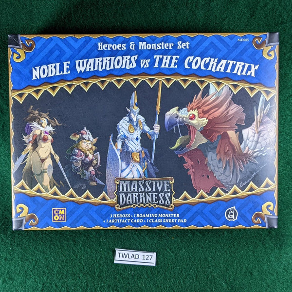 Noble Warriors vs The Cockatrix - Massive Darkness - NO Class Sheet Pad
