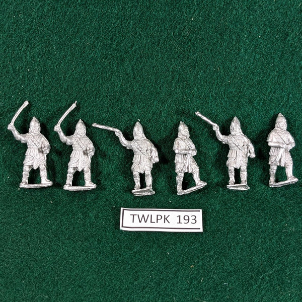 Assyrian Heavy Slingers - 6 metal Miniatures - Eureka Miniatures