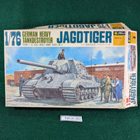 Jagdtiger German Tank Destroyer kit - 1/76 - Fujimi - NO INSTRUCTIONS or Decals