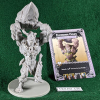 Cliffbreaker Cyclops figure - Massive Darkness - inc both cards