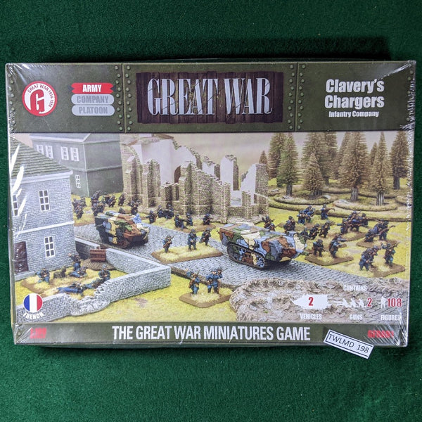 Clavery's Chargers French Infantry Company - GFRAB1 - Great War (WWI) Flames of War