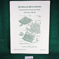 De Bellis Renationis - Renaissance Rules 1494-1700AD- WRG - 1st edition August 1995