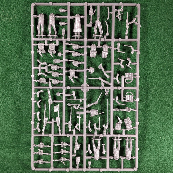 Napoleonic Duchy of Warsaw Infantry Command - 1 sprue - 7 figs Perry Mins
