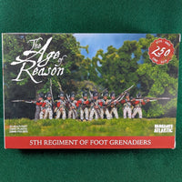 British 5th Regiment of Foot Grenadiers Sst - 30 figures - Wargames Atlantic