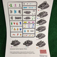British Universal (Bren) Carrier - 1/100 - hard plastic - The Plastic Soldier Company
