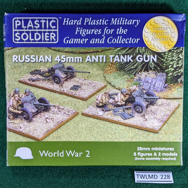 Soviet 45mm Anti Tank Guns - Plastic Soldier Company - 2 guns