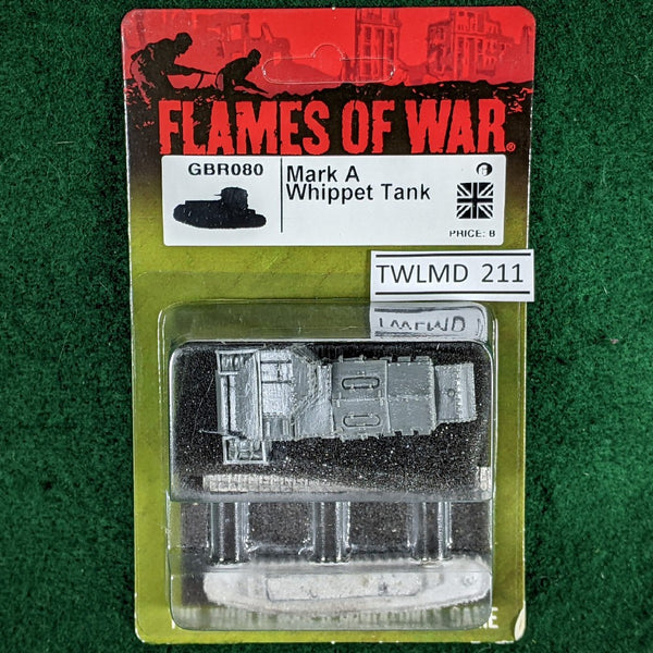 Mark A Whippet tank - GBR080 - Great War (WWI) Flames of War