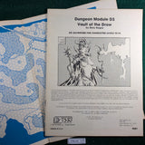 Vault of the Drow (Dungeon Module D3) - AD&D 1st Ed. - TSR - 6th/7th Printing