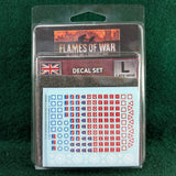 British & Canadian Late War Decal Set - BR946 - Flames of War 15mm WWII