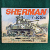 Sherman in Action - Armor Number 16 - Squadron/Signal Publications - Softcover