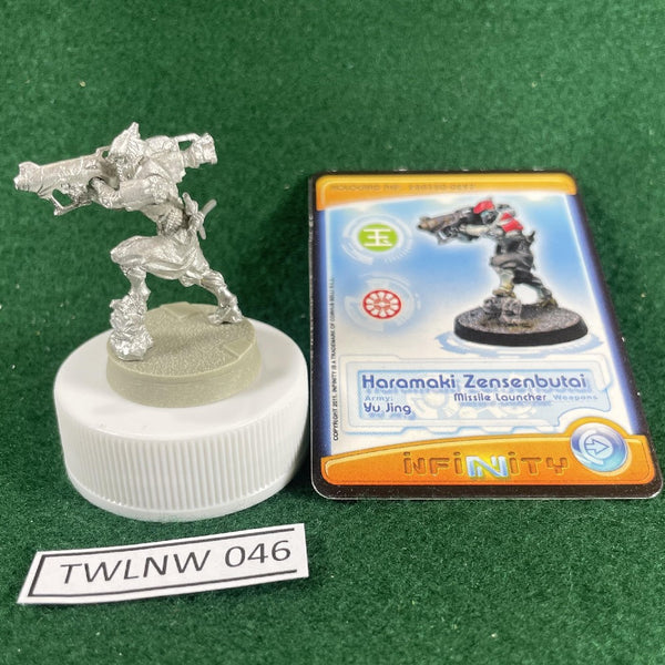 Haramaki Zensenbutai Missile Launcher - Yu Jing - Infinity - Assembled Metal Miniature - Unpainted