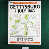 Gettysburg, 1 July 1863. Union: The Army of the Potomac - James Arnold & Roberta Wiener - Osprey Order of Battle 2