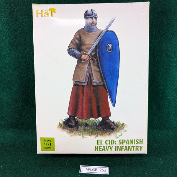 El Cid Spanish Heavy Infantry - Medieval - 28mm - HaT 28001