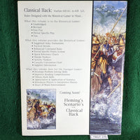 Classical Hack - Wargames Rules 600 Bc to 600 AD - softcover