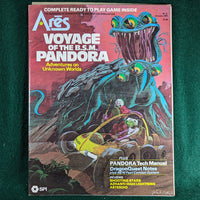 Voyage of the B.S.M. Pandora - Ares Magazine + Game - SPI - Punched - Mothball Odour