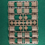 Gabions - Renedra scenery sprue - 1/56 hard plastic