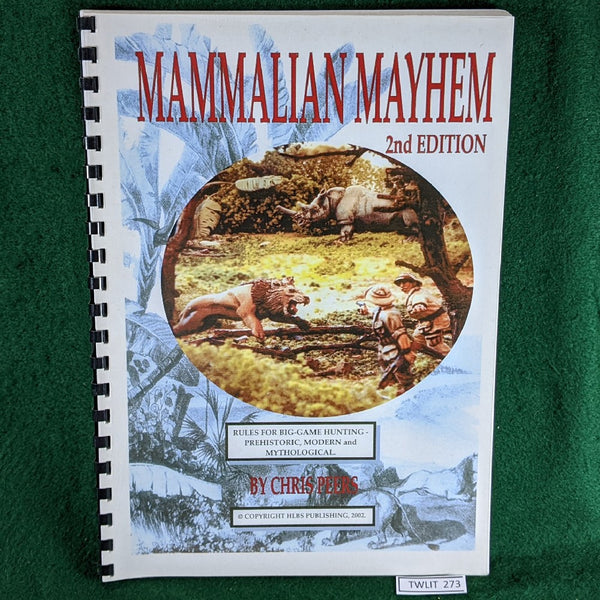 Mammalian Mayhem 2nd edition - Big Game Hunting rules - Chris Peers