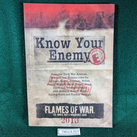 Know Your Enemy 2013 - FW226 - Flames of War 3rd Edition - softcover