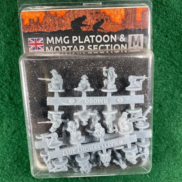 British MMG and Mortar Section 8th Army - BR754 - Flames of War 15mm WWII