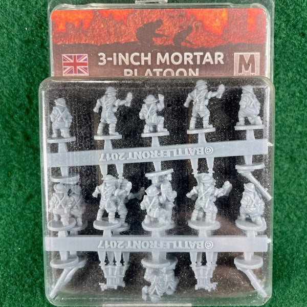 British 3 Inch Mortar Platoon 8th Army - BR734 - Flames of War 15mm WWII