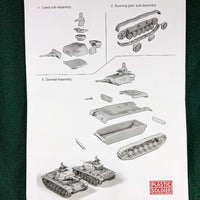 German Panzer III ausf F, G, H Tank instructions