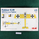 Fokker E.IV WWI German Fighter kit - 1/72 - ICM72111