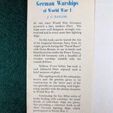 German Warships of World War I - John C Taylor - hardcover