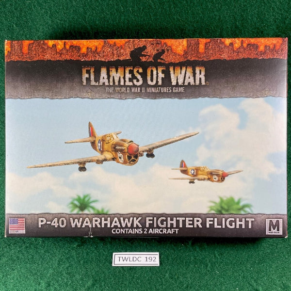P-40 Warhawk Fighter Flight - UBX52 - Flames of War 15mm WWII