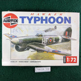 Hawker Typhoon kit - 1/72 - Airfix 01027