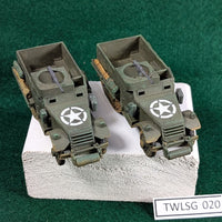 M3 Halftrack AFVs - Two vehicles - Painted Plastic  - 1/72