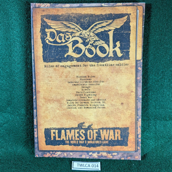 Das Book - FW218 - Flames of War 2nd edition - small format softcover