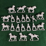 British Napoleonic Scots Grey Dragoons - Foundry Miniatures - 10 metal figures