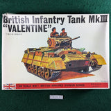 British Infantry Tank Valentine Mk III kit - Fuman/Bandai - 1/48