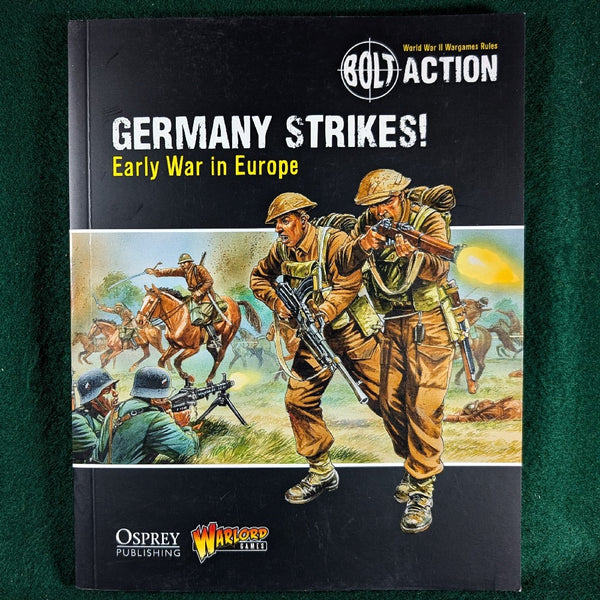 Germany Strikes! - Early War in Europe - Bolt Action - Softcover - Excellent