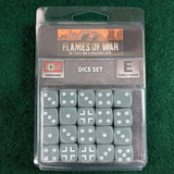 German Early War Dice Set - Flames of War GE912 - 20 Dice