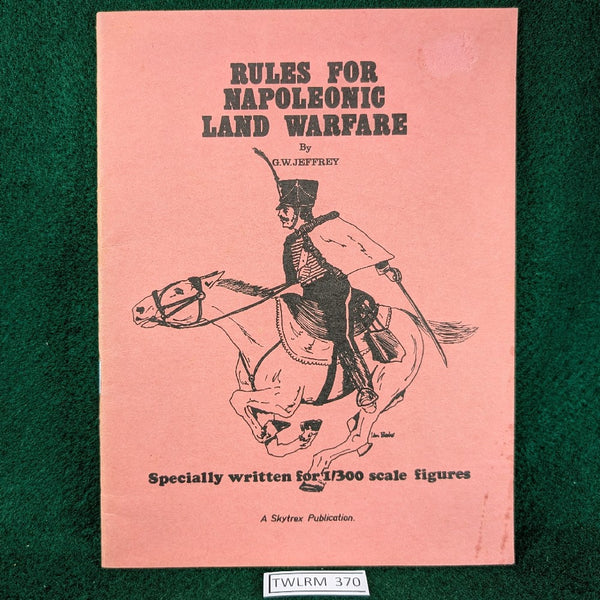 Rules For Napoleonic Land Warfare - Skytrex - Softcover