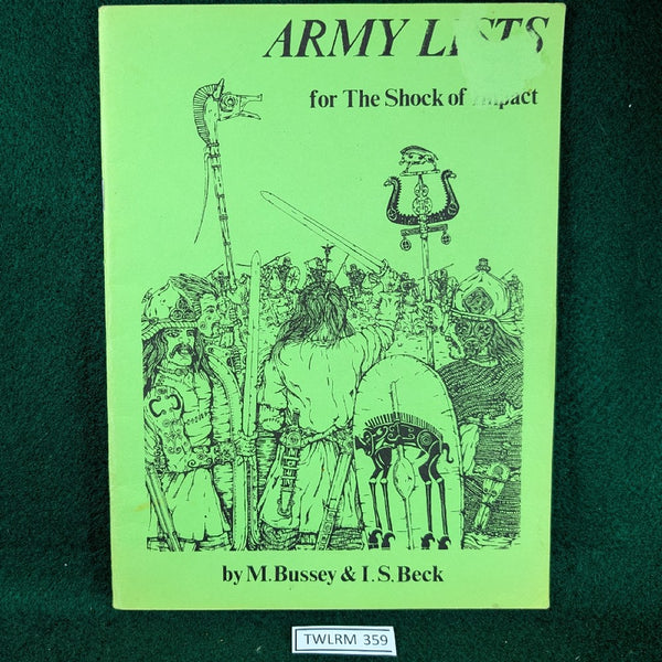 The Shock of Impact Ancient Army Lists - Ian Beck & Michael Bussey