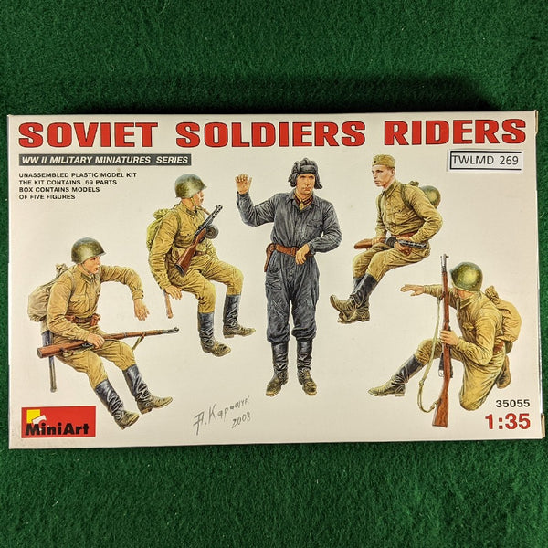 Soviet Soldiers Riders kit - 1/35 - MiniArt 35034