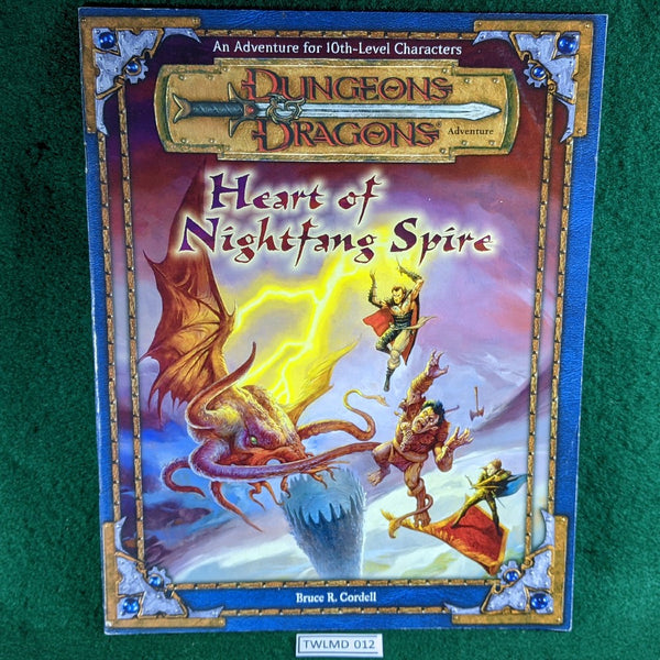 Heart of Nightfang Spire - Adventure Module - Dungeons & Dragons D&D 3rd Edition